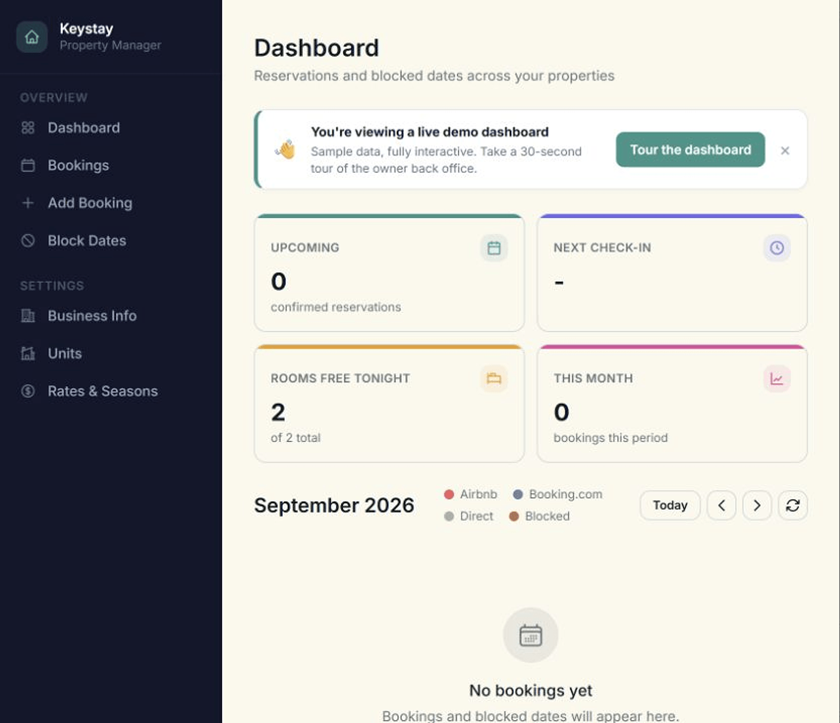 Direct Booking Platform screenshot