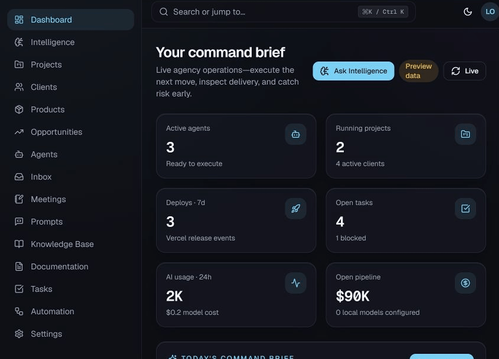 Lusona OS screenshot