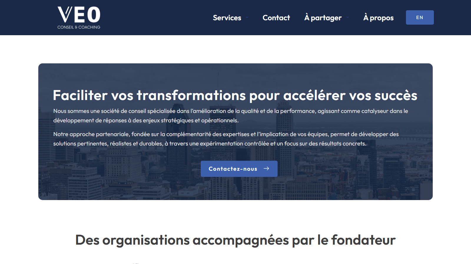 VEO Conseil & Coaching screenshot